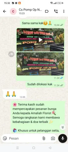 Testimonial Papan Bunga cakung