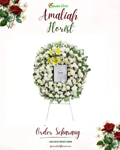 Krans Bunga Duka Cita cakung